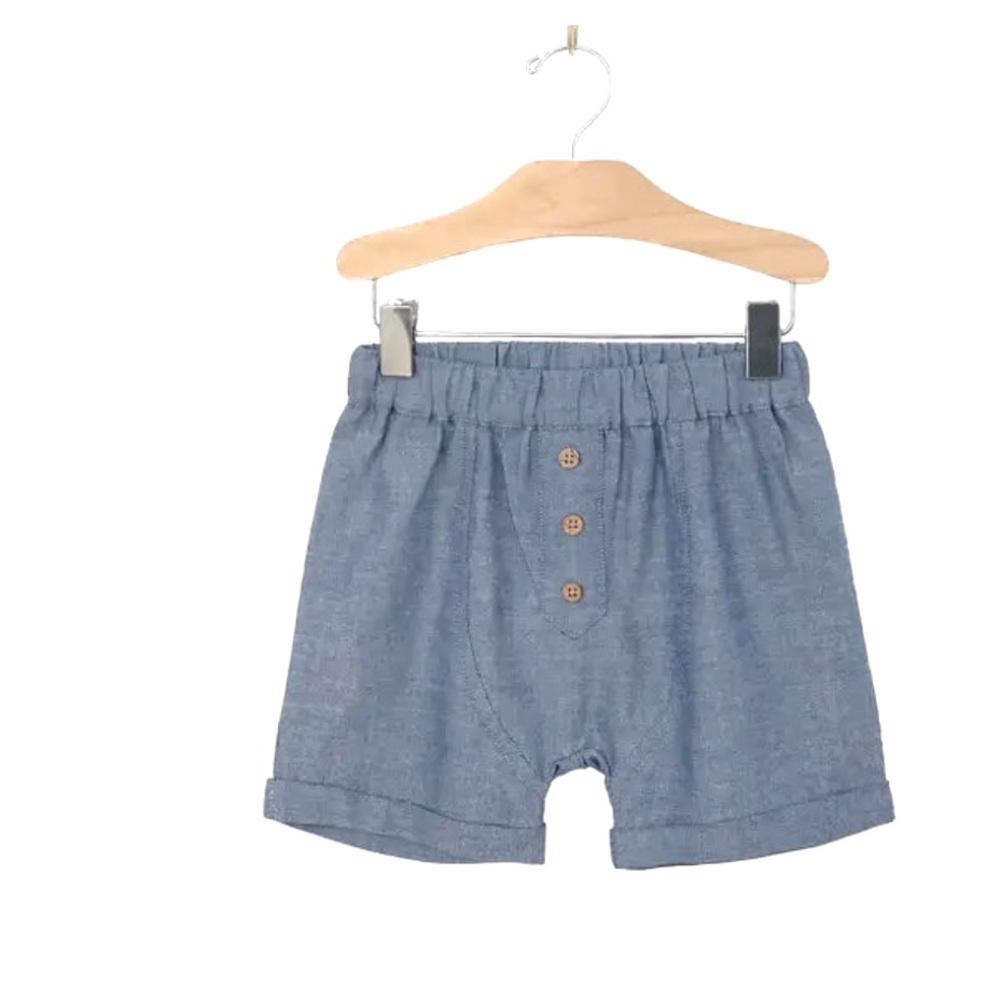 Boy Short- Chambray